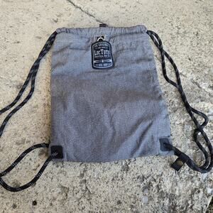 LOCTOTE Flak Sack The Gray Drawstring Backpack Sack. No Code